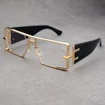 Gold Frame Transparent Lens