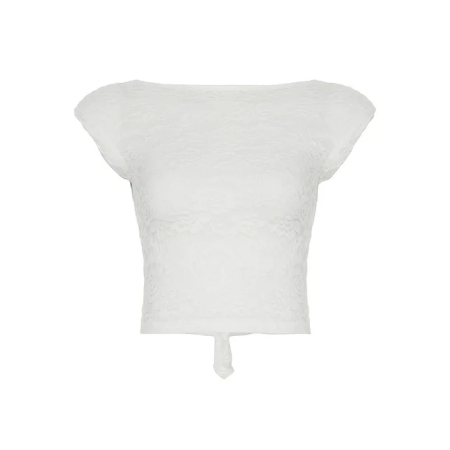Hot Girl Waist Slimming Bottoming Shirt White - Shop at LoveMi
