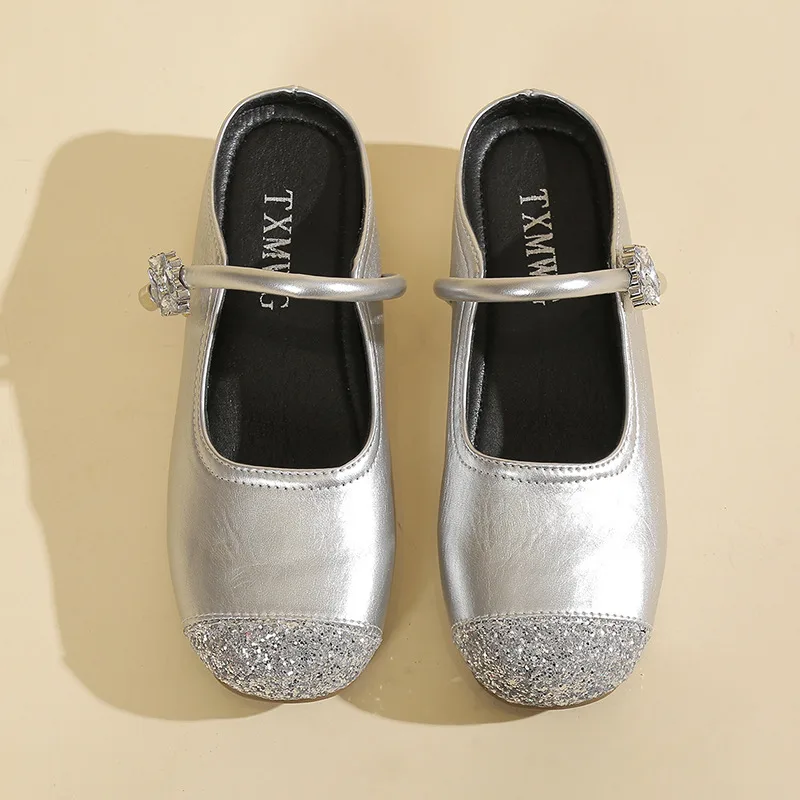 Casual Shallow Mouth Toe Sandals For Women Silver - Shop at LoveMi