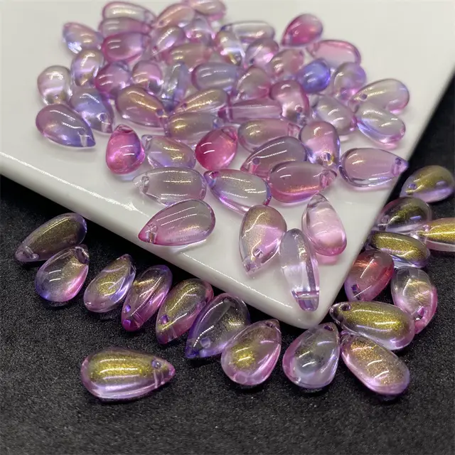 Fashion Personality Diy Ornament Accessories Water Drop Beads Sky Color Star River - Shop at LoveMi