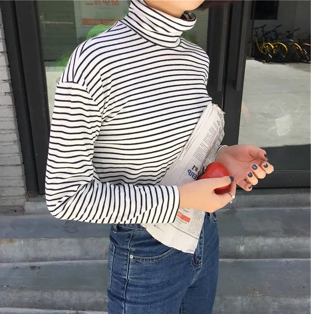 Women's Long sleeved Style All matching Top White - Shop at LoveMi
