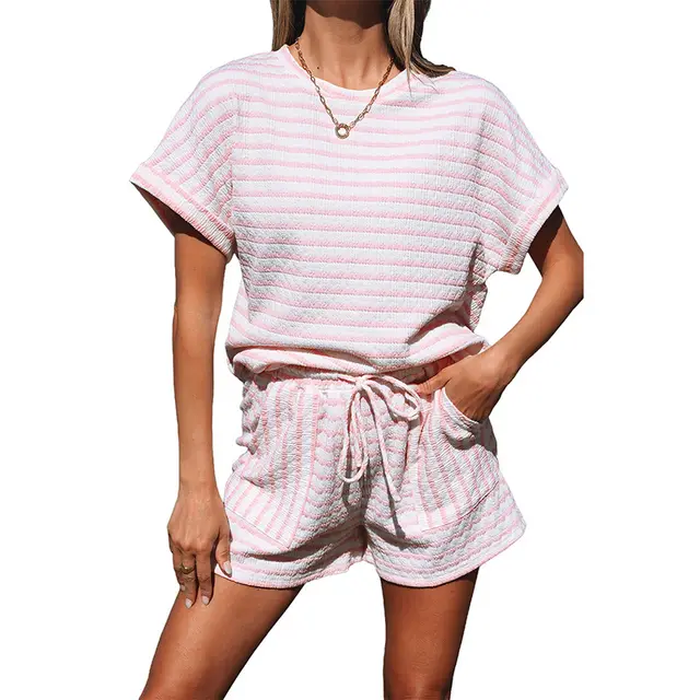 European And American Fashion & Trend Printing Knit Casual Suit P1019 - Shop at LoveMi