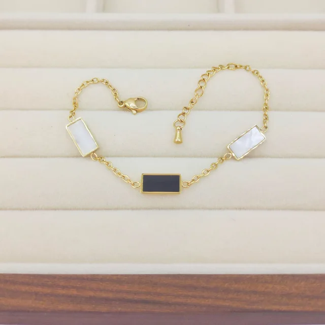 Micro Inlaid Zircon Jewelry Ornament Geometric Shape Square Gold - Shop at LoveMi