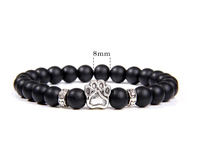 8mm Wooden Bead Turquoise Yoga Bracelet DIY Agate 8Color - Shop at LoveMi