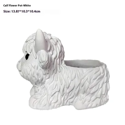 Flower Pot Creative Gardening Micro Landscape Garden Decoration White - Shop at LoveMi