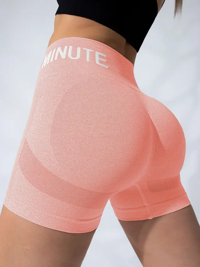 Running Nude Feel Quick drying Fitness Pants Tight Sports Meat Powder - Shop at LoveMi