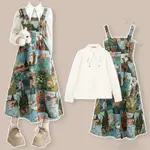 White Shirt 1012 Long Skirt