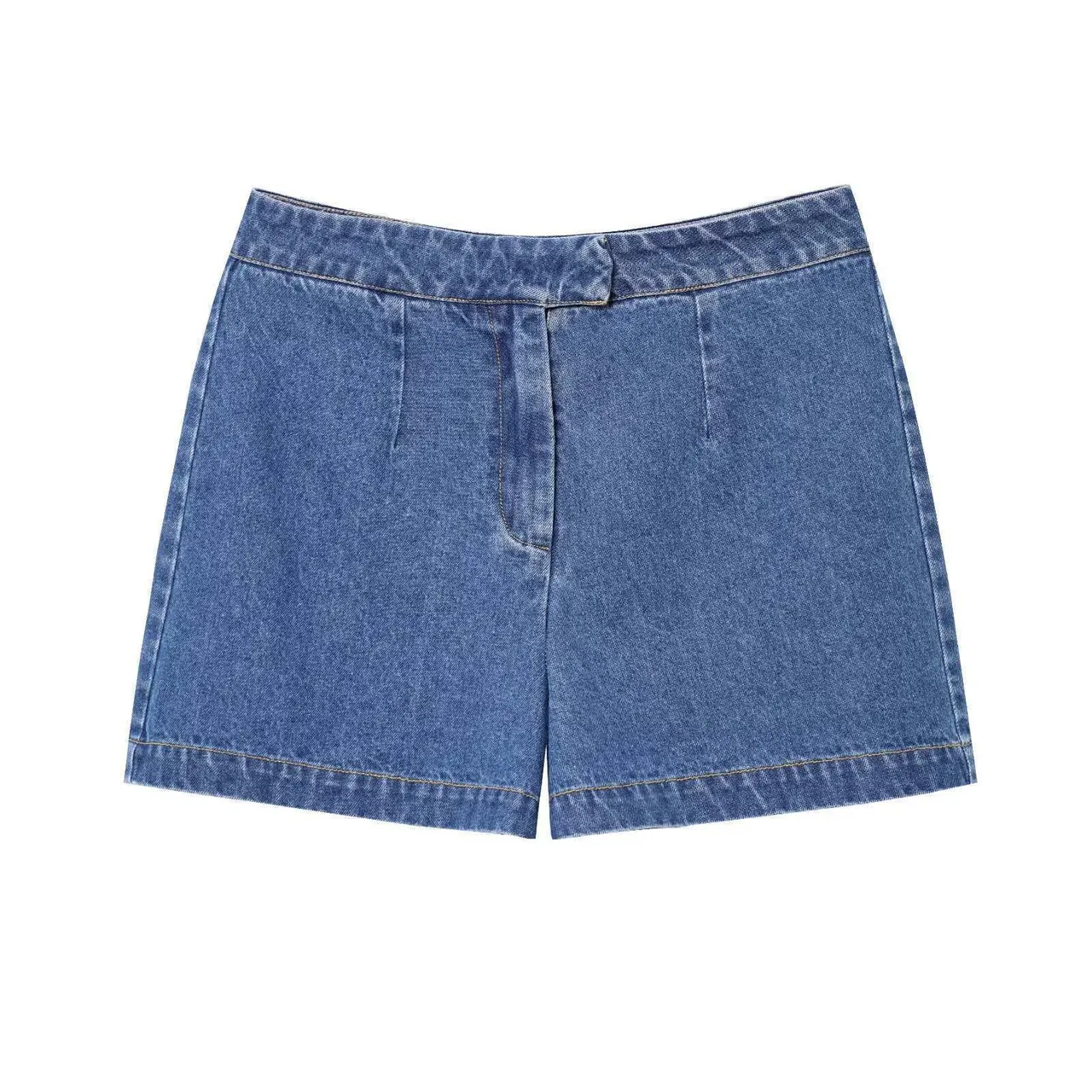 European And American Style Women's Vest Waist-tight Mid-waist Denim Shorts - Shorts - View 1