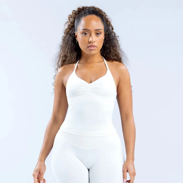 Outdoor Workout Top Long Yoga Vest White - Shop at LoveMi