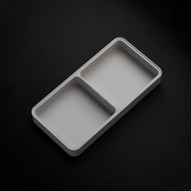 Stacking Dining Tray EDC Desktop Storage Box Tray Workbench Compartment Sundries Light Gray - Shop at LoveMi