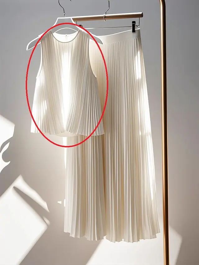Popular White Pleated High end Coat Skirt Two piece Set Top - Shop at LoveMi