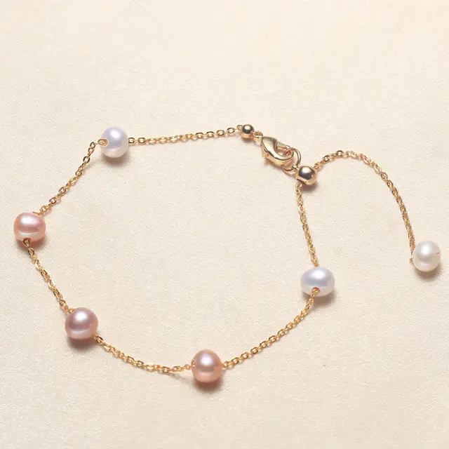 Starry Sky Colorful Small Pearl Bracelet For Girls Simple Style B14114 Starry Bracelet - Shop at LoveMi