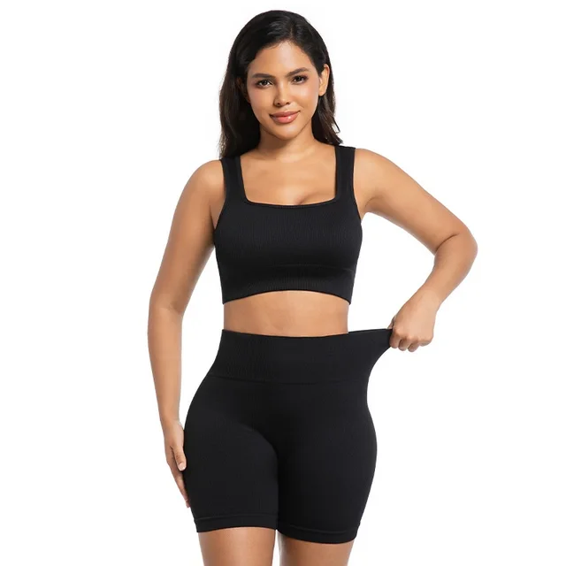 High Top Sports Yoga Suit Women Black - Shop at LoveMi