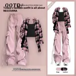 Black Shirt Sling Pink 3 Set
