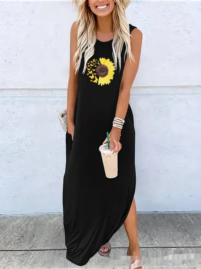 Summer New Sleeveless Vest Long Dress 572 Style - Shop at LoveMi