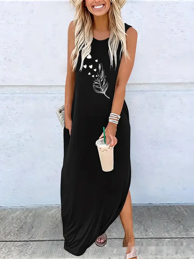 Summer New Sleeveless Vest Long Dress 573 Style - Shop at LoveMi