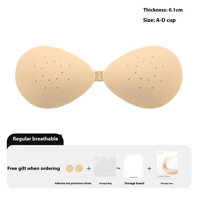 No Sweat Solid State Silicone Breast Pad Women Breathable Type Round Cup Box - Shop at LoveMi