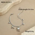 Steel Love Anklet