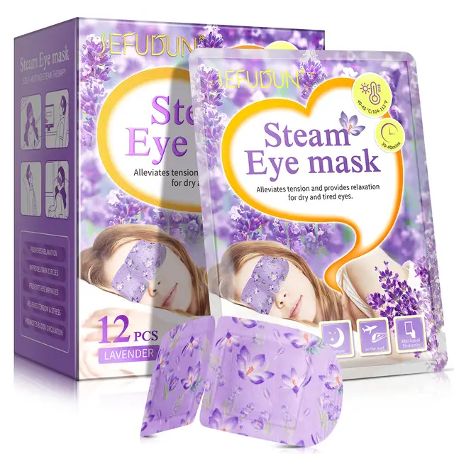 Disposable Eye Mask Steam Heating SPA Relaxing Eye 12Pcs - Shop at LoveMi
