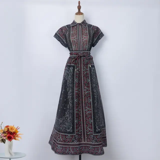 Lapel Slim Top Long Skirt Two piece Set Black - Shop at LoveMi