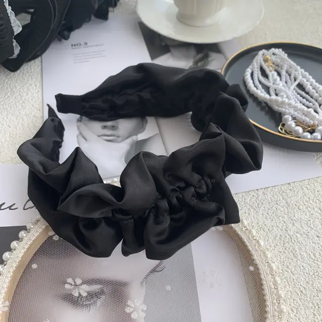 Exaggerated Wooden Ear Headdress Black Hair Hoop Style1 - Shop at LoveMi