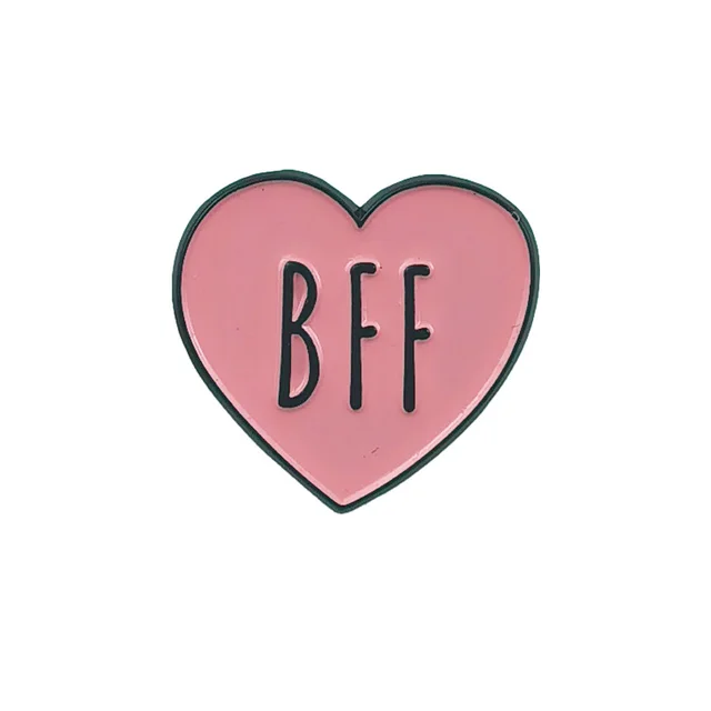 Cartoon English Letter Badge Creative Stitching Love Brooch Xz41542 - Shop at LoveMi