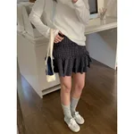 K329 Gray Black Plaid