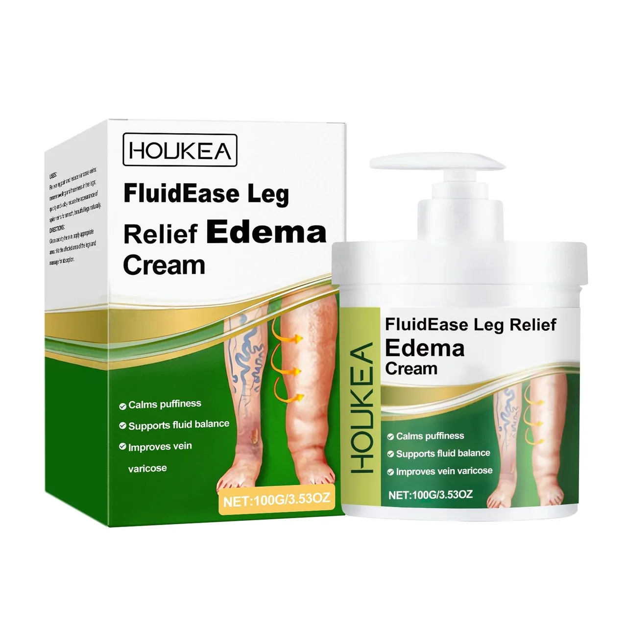 Fluidease Leg Relief Edema Cream - 100G