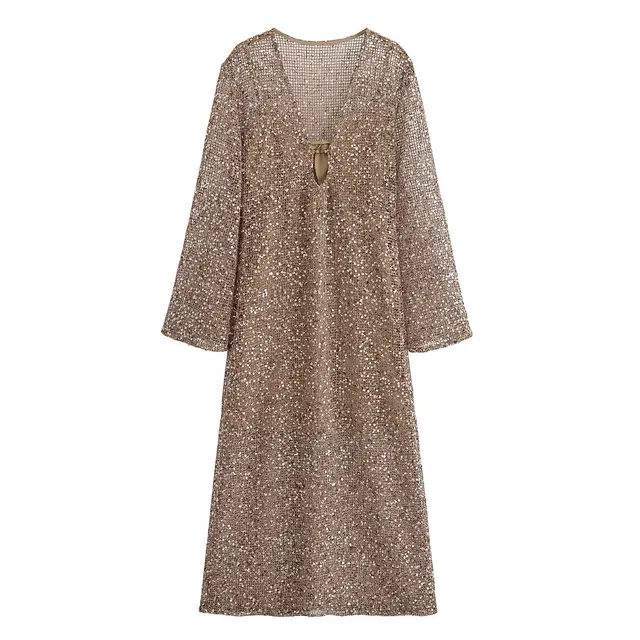 Fashion Personality Female Sequins Decoration Dress Graph Color - Shop at LoveMi