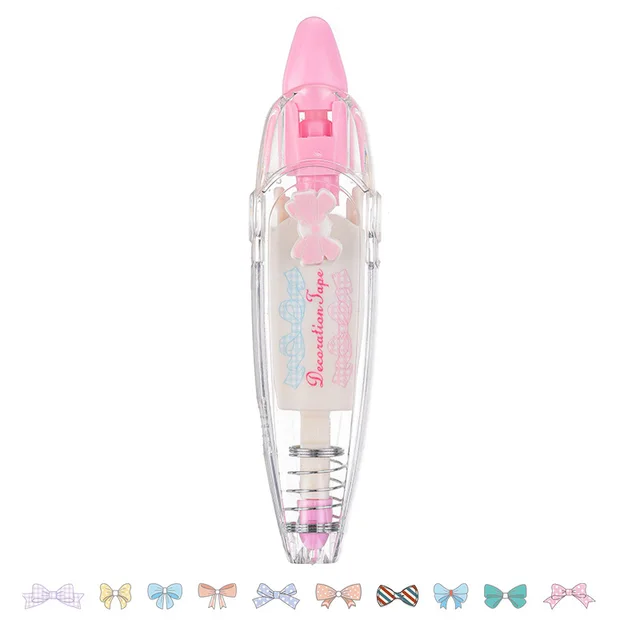 Creative Cartoon Push Correction Tape Stationery Bow - Shop at LoveMi