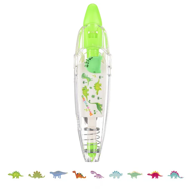 Creative Cartoon Push Correction Tape Stationery Dinosaur - Shop at LoveMi