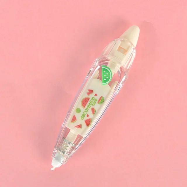 Creative Cartoon Push Correction Tape Stationery Watermelon - Shop at LoveMi