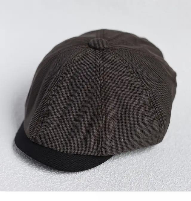Dark Cell Men's And Women's Autumn And Winter Korean Casual Advance Hats - Coffee