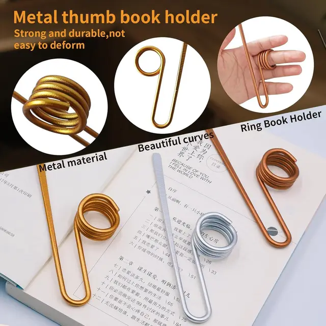 Creative Bookmarks Books Ornament Reading Accessories Silver - Shop at LoveMi