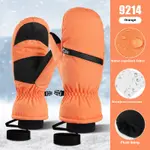 9214 Orange Ski Gloves