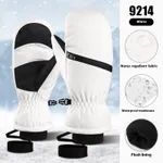 9214 White Ski Gloves