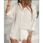 Fashion Casual Shirt Digital Printing Lapel Long Sleeve Shirt - Color24-4Xl