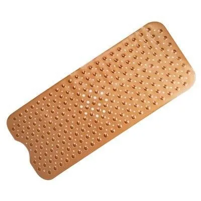 Bathtub Special Bathroom Non slip Mat With Suction Cup Floor Mat Transparent Brown - Shop at LoveMi