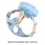 Blue Chest Back Bag