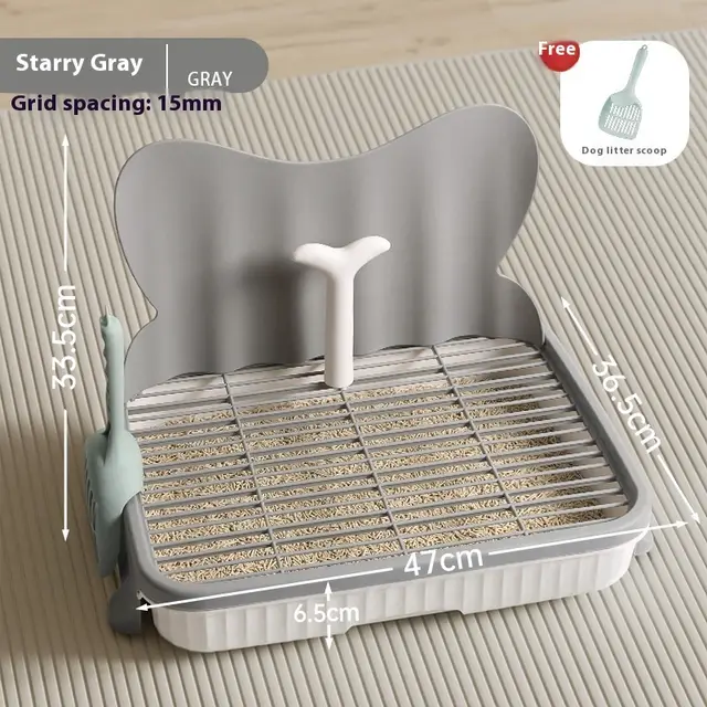 Large Dog Anti stepping Easy To Clean Pet Dog Urinal Starry Gray - Shop at LoveMi