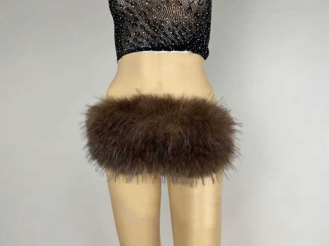 Fur Belt Retro Easy Matching Plush Waist Chain Waist Seal Waist Decorations Style 9 - Shop at LoveMi
