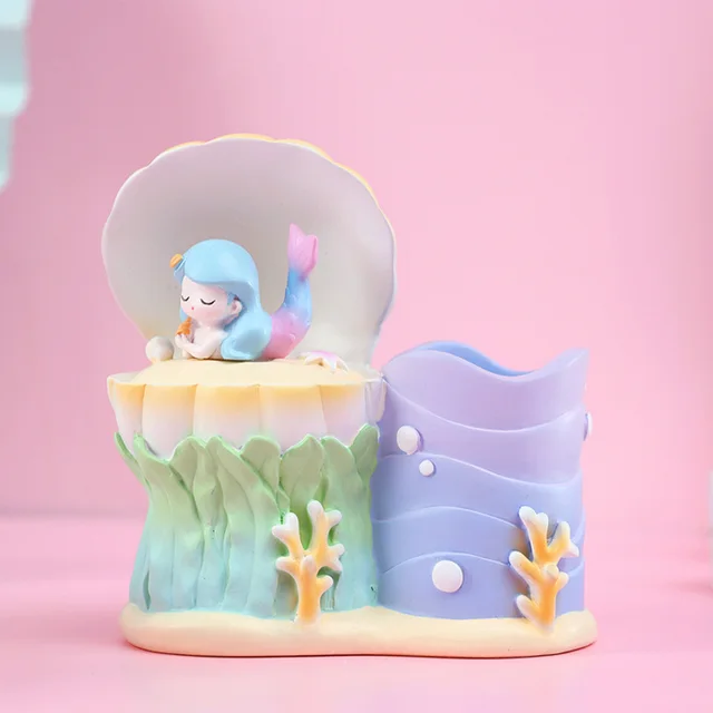 New Cartoon Dream Resin Pen Lamp Decoration Series 2104 56B Shell Prone Position - Shop at LoveMi