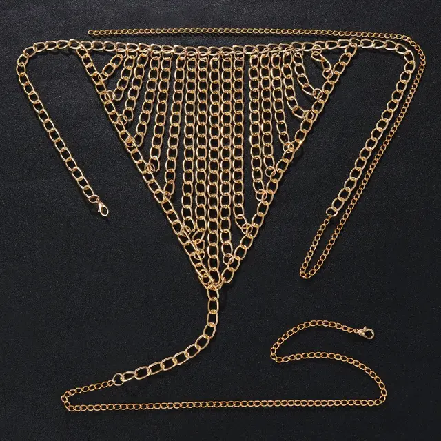 Punk Gothic Minimalist T back Gold - Shop at LoveMi