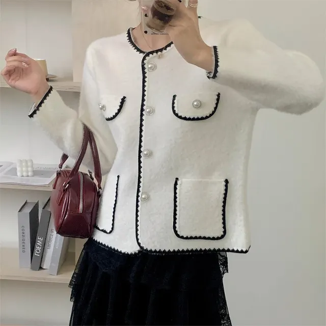 Mink Velvet Soft Glutinous Fashion Sweater Women's Autumn And Winter White - Shop at LoveMi