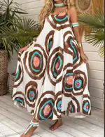 Bohemian Printed Dress