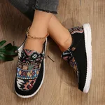 Slip-on Casual Pumps Soft Bottom Old Cloth Shoes - Black