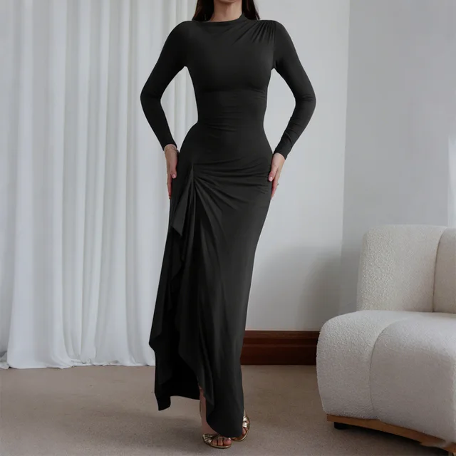 Short Sleeve Dress Women's Clothing Black - Shop at LoveMi