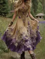 Beige Purple