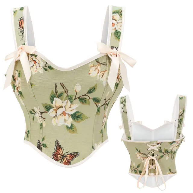 Women's Slim Fit Printed Sexy Hot Girl Vest Green - Shop at LoveMi