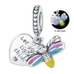 Luminous Epoxy Firefly Pendant